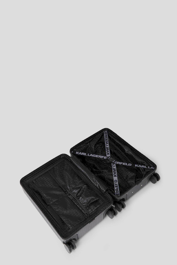  KARL LAGERFELD TRAVEL SUITCASE - A999 BLACK